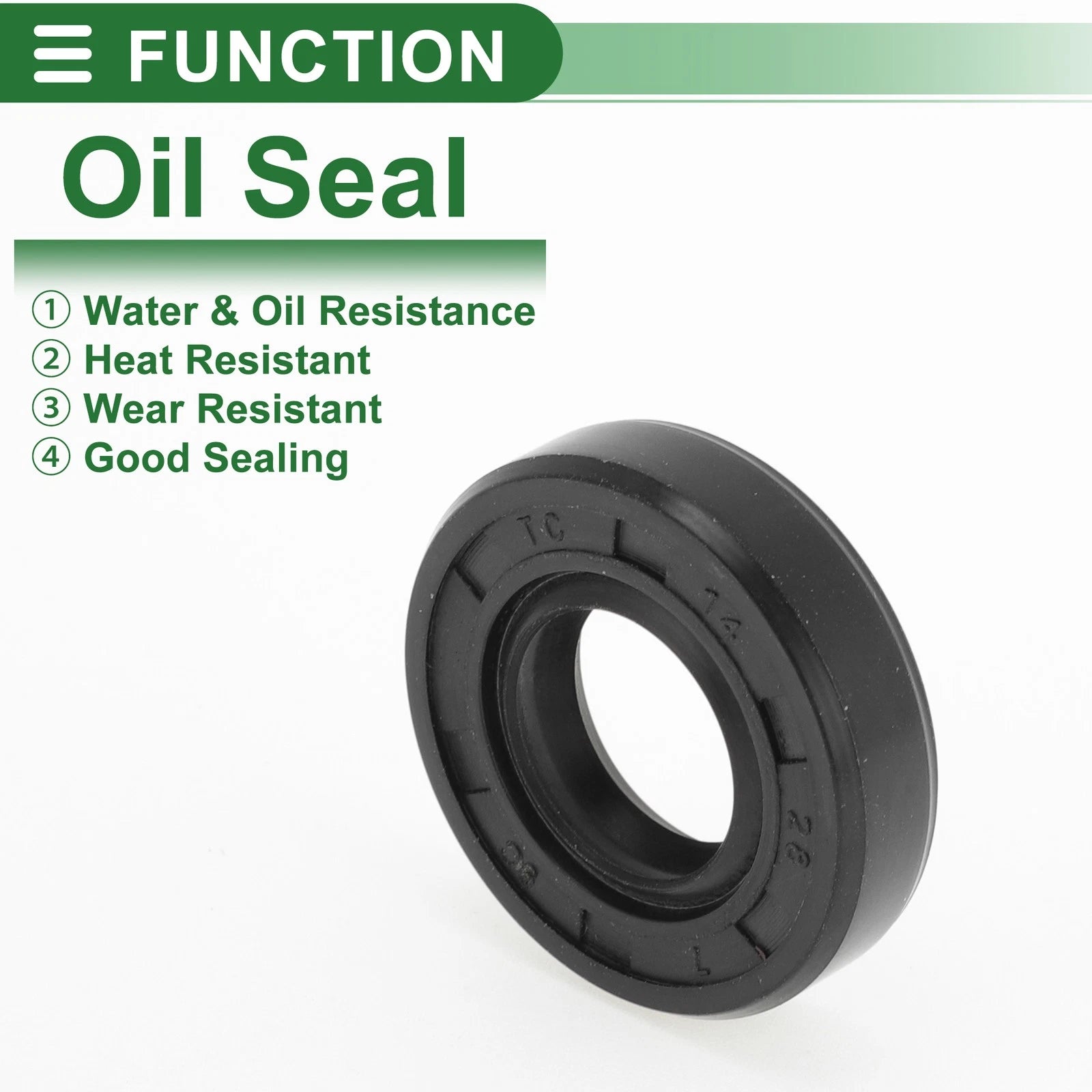 Set of 5 Oil Seal Rotary Shaft Seal NBR Rubber 14x28x7mm