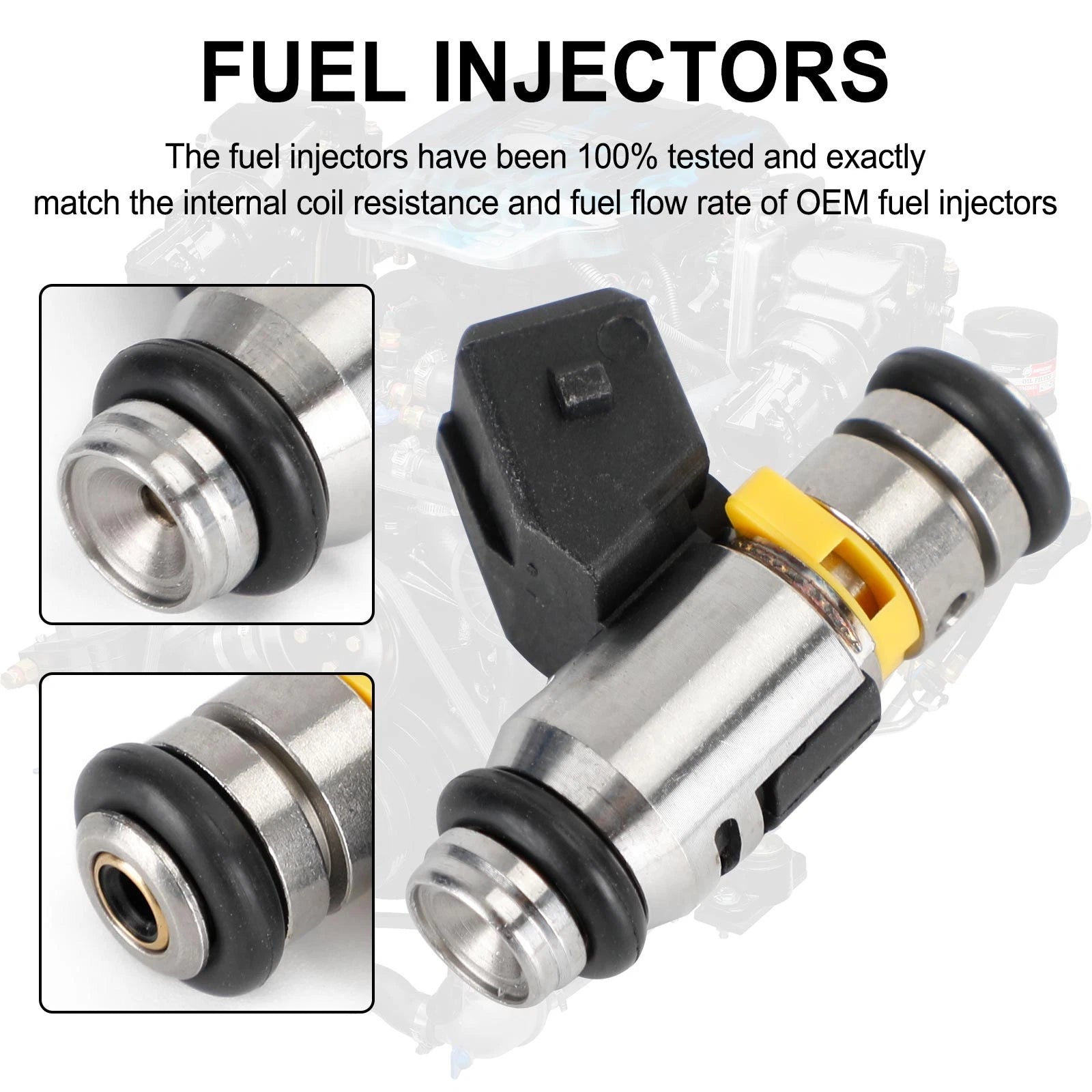 Fuel Injectors 861260T for Fiat Marine Mercruiser (IWP069)