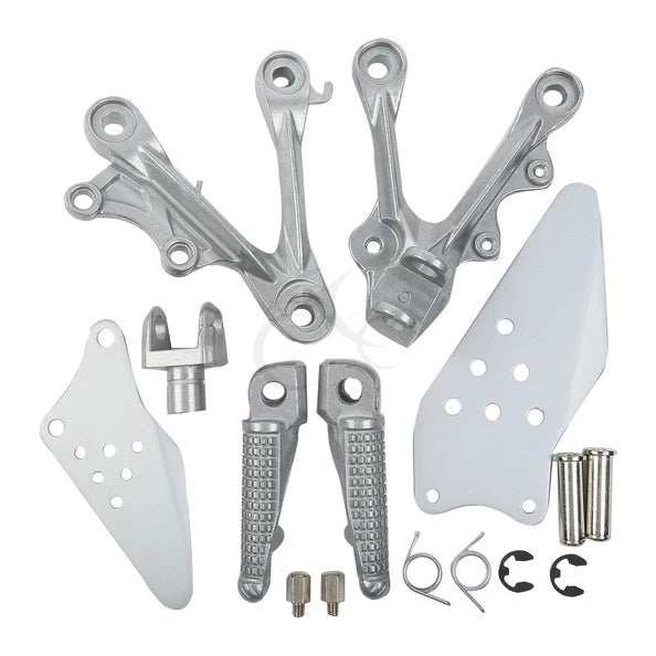 Front Rider Footrest Foot Pegs Bracket for Kawasaki Ninja ZX6R (2009–2024)