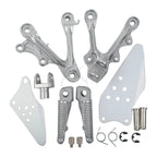 Front Rider Footrest Foot Pegs Bracket for Kawasaki Ninja ZX6R (2009–2024)