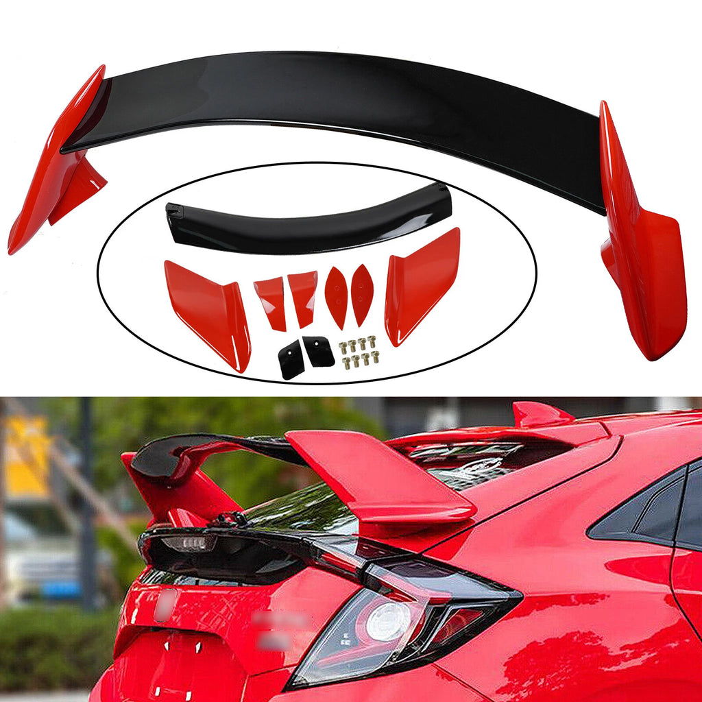 R Style Rear Trunk Spoiler Wing for Honda Civic Hatchback (2016–2021)