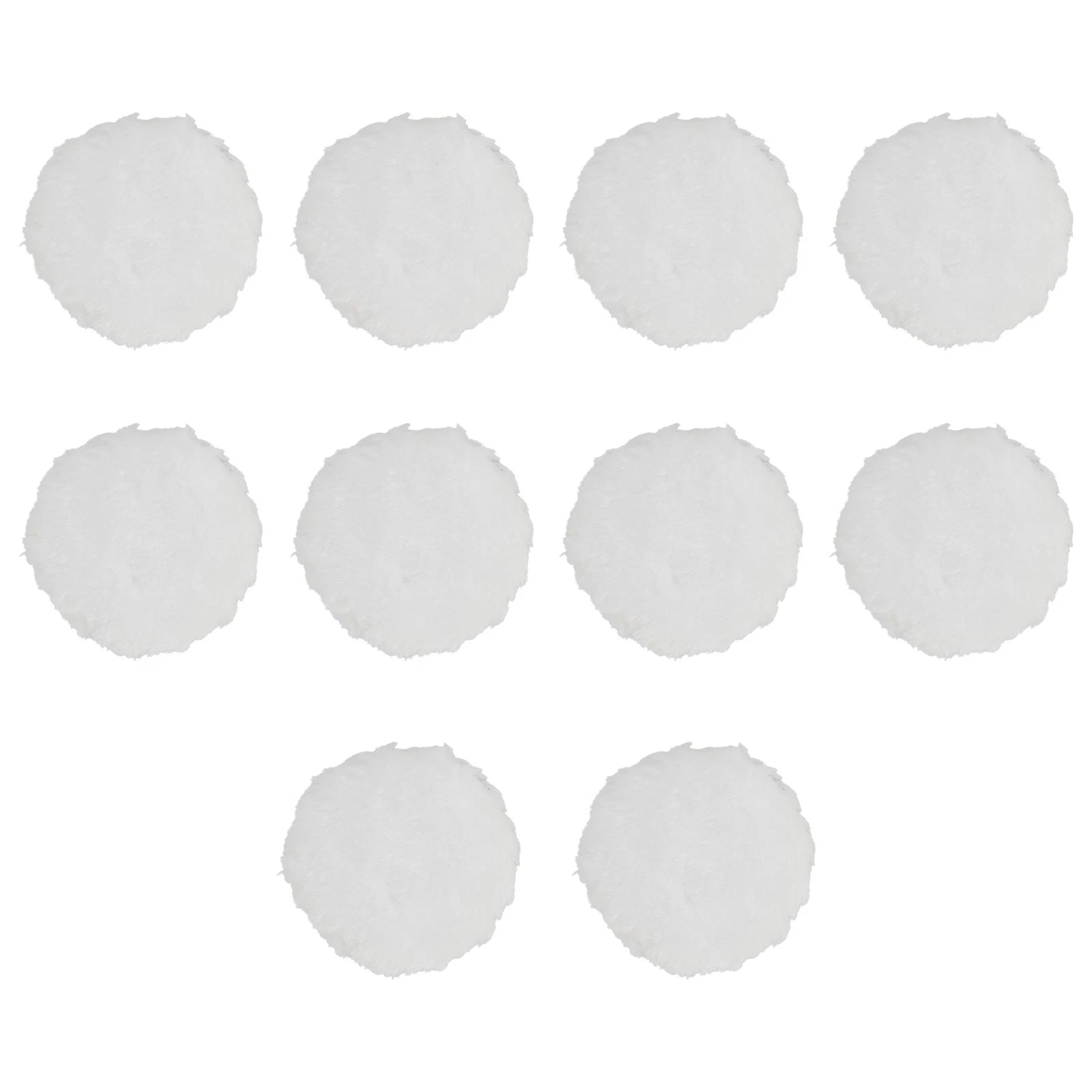 10pcs Wool Buffing Pads for Polishing and Cutting (3 Inch)