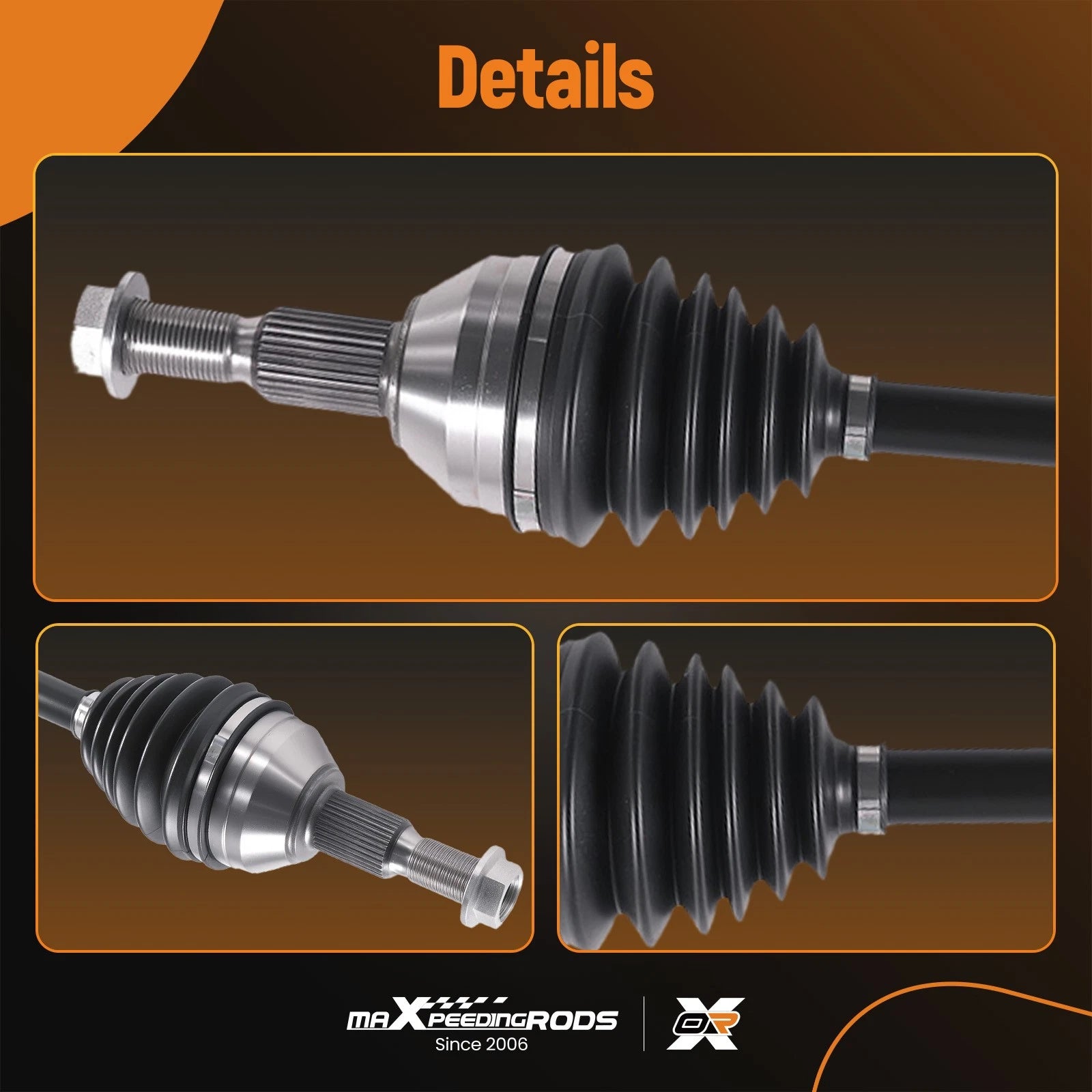 Front Left Driver Side CV Axle for GMC Acadia, Buick Enclave (2008–2017)