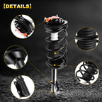 Set of 2 Rear Complete Struts for Subaru Forester (1998–2002)