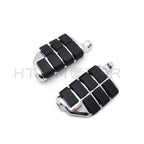 Chrome Dually Foot Rest Pegs for Harley Touring Electra Glide Softail Dyna