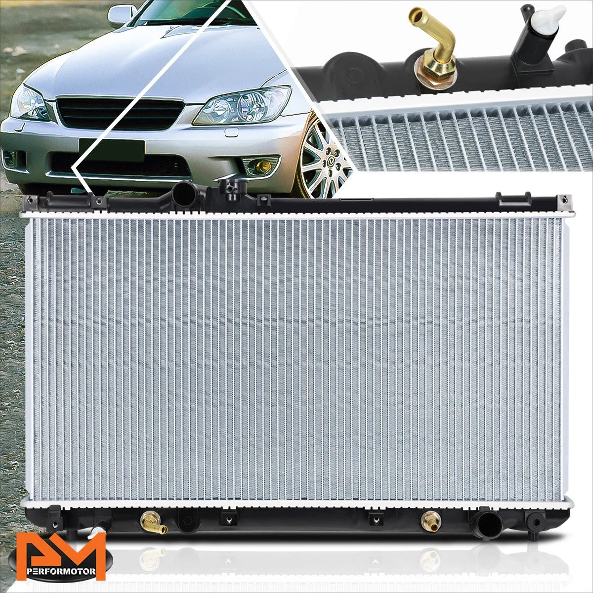 OE Aluminum Core Radiator for Lexus IS300 (2001–2005) DPI-2356