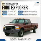 Steel PowderCoated Front Bumper Assembly for Ford F-250 F-350 Super Duty (1999–2004)