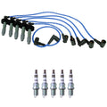 NGK 7mm Wire Set & Iridium Spark Plug Kit for Volvo S60 V70 850 (1993–2000)
