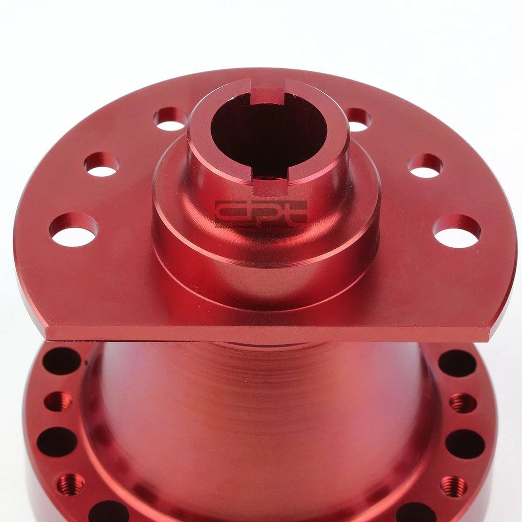Red Aluminum Steering Wheel Hub Adaptor for Honda Civic/Integra (1988–1993)
