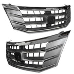 Chrome Mesh Front Upper Bumper Grille Trim for Honda Crosstour (2010–2012)
