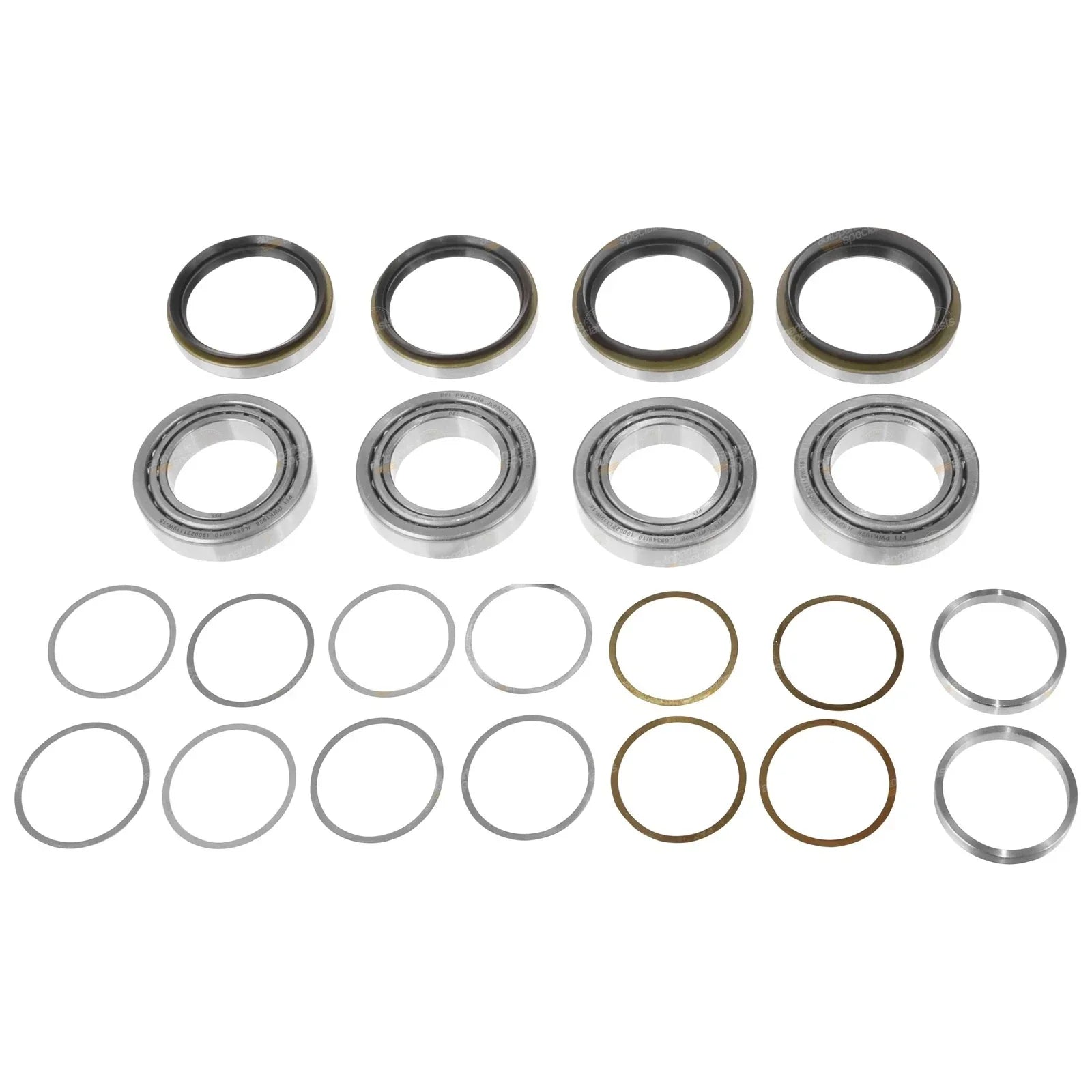 Front Wheel Bearing Kits + Grease for Mazda 323 BD (1981-1985)