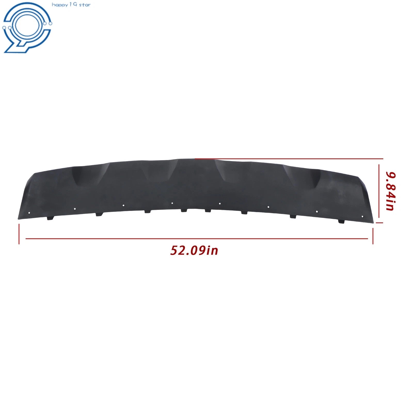 Black Front Bumper Lower Panel for Chevy Silverado 2500HD (2020-2023)