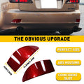 Pair Red Lens Rear Reflectors for Lexus IS IS250 IS350 (2006–2013)