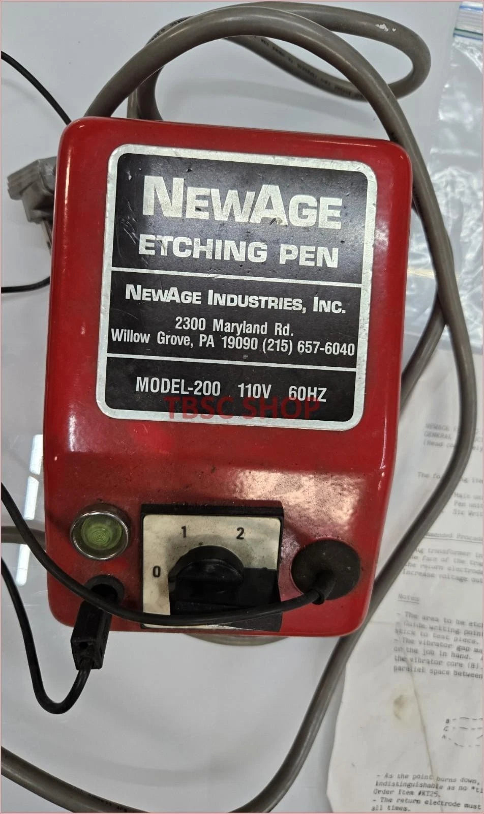 Electric Arc Etching Pen for Model-200 (110V 60Hz)