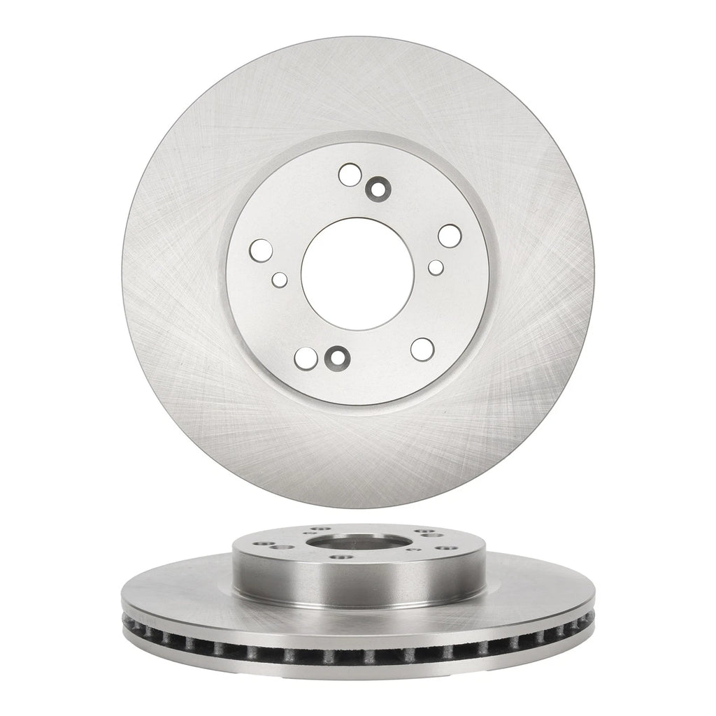 2PC Front Vented Disc Brake Rotors for Honda Accord 2.4L (2014–2016)