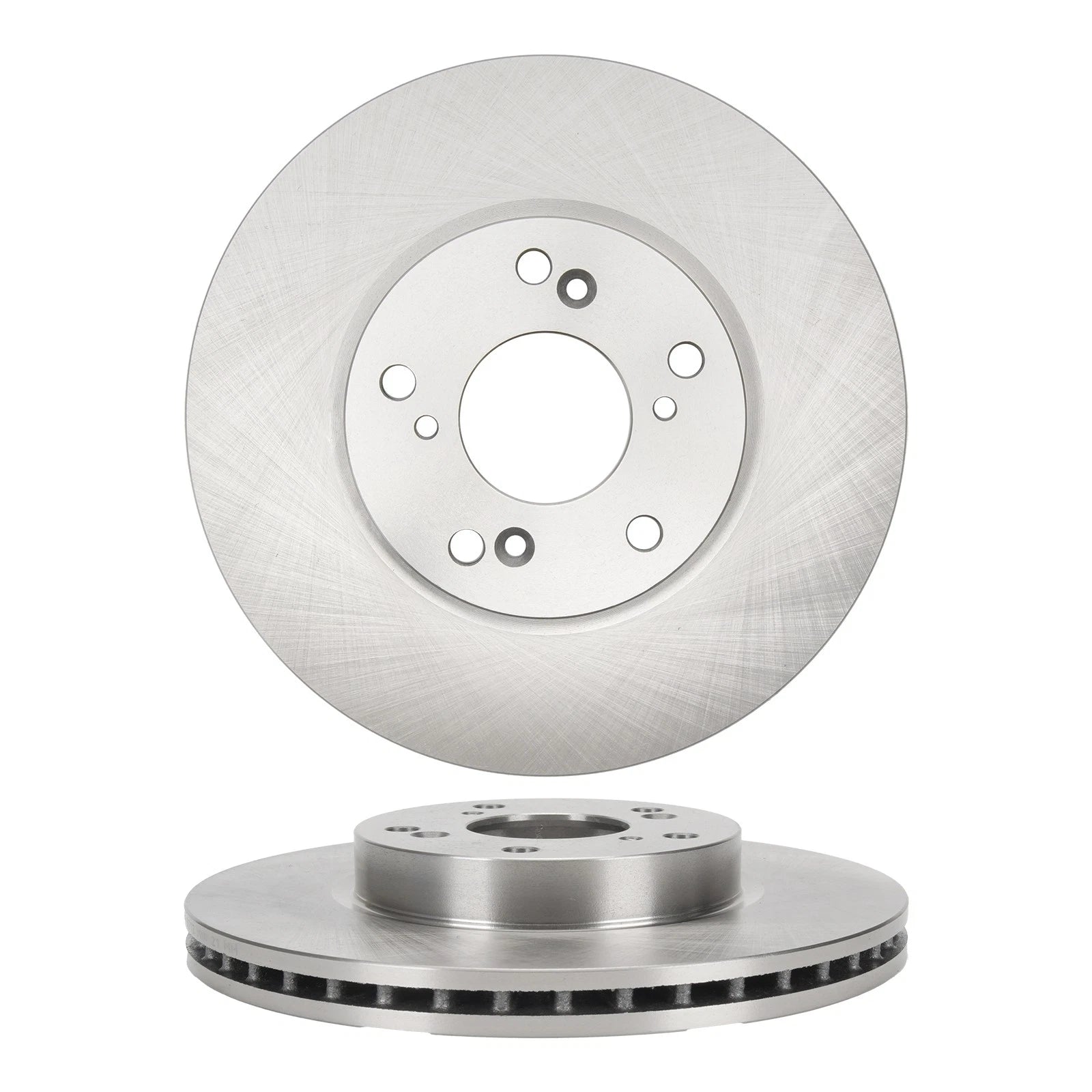 2PC Front Vented Disc Brake Rotors for Honda Accord 2.4L (2014–2016)