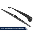 Set of 2 Rear Windshield Wiper Blade Arms 340mm for Volkswagen Golf GTI (2004–2008)