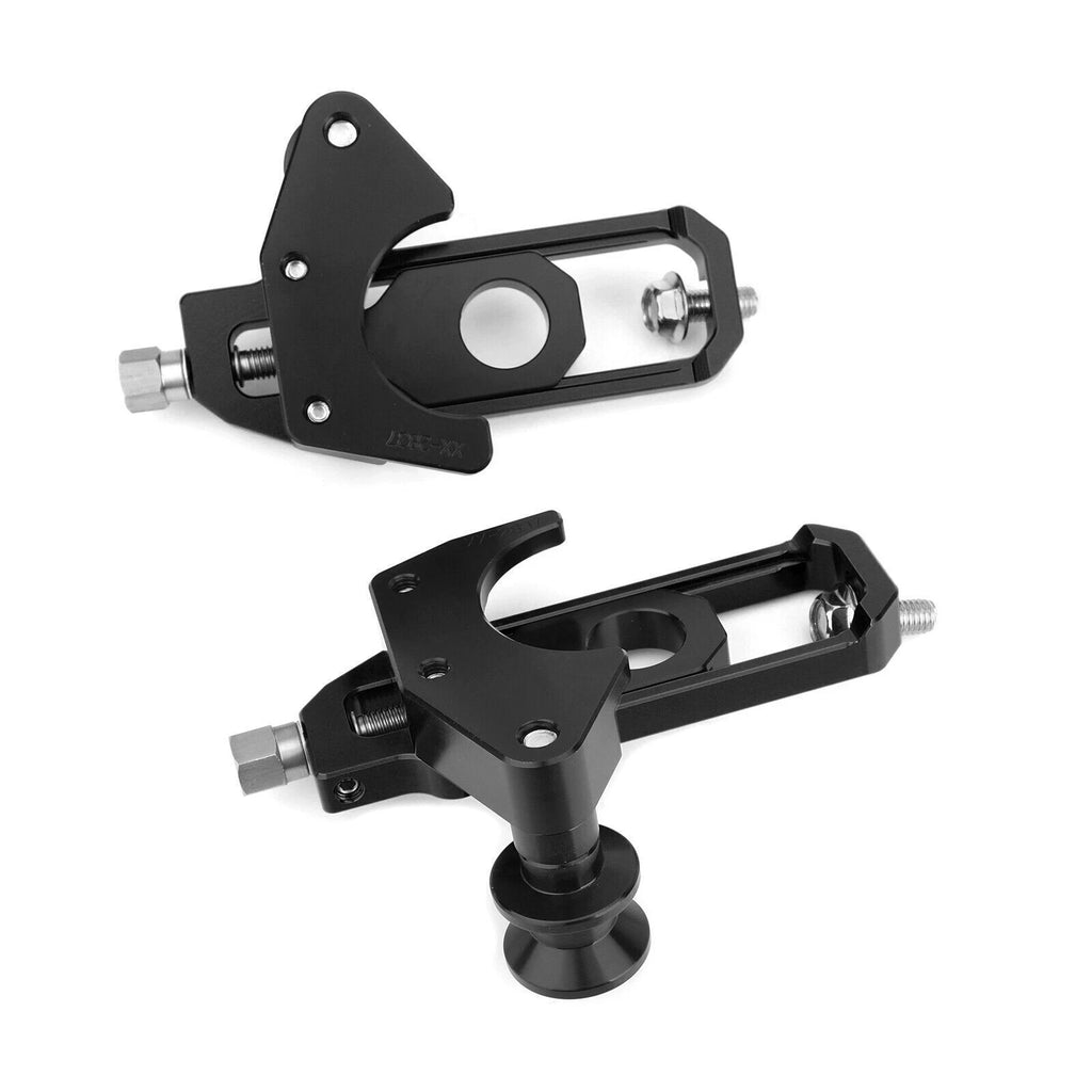Chain Adjusters with Spool Tensioners for Honda CB650R CBR650R (2019–2023) Black T9