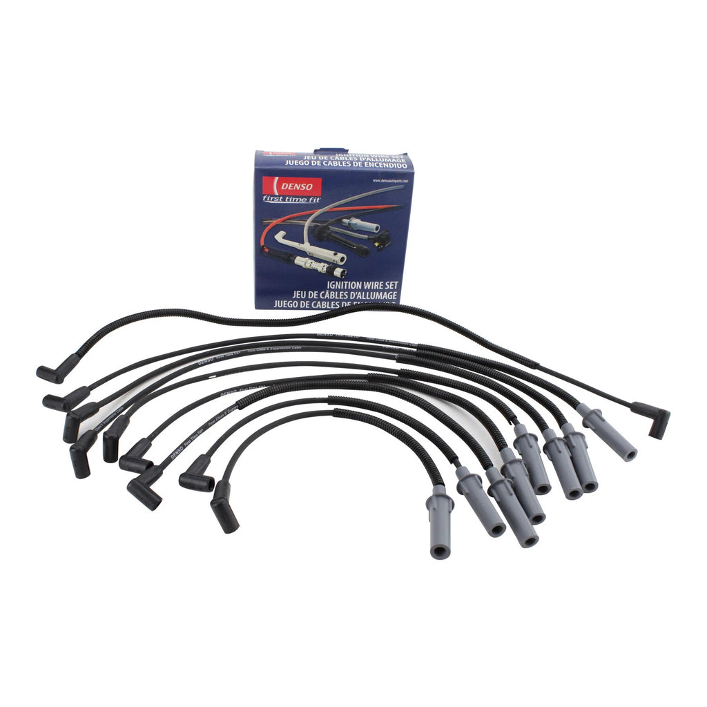 Set of 4 Spark Plug Wires for Dodge Dakota Durango Ram 1500 V8 (1997–2004) Denso 671-8124