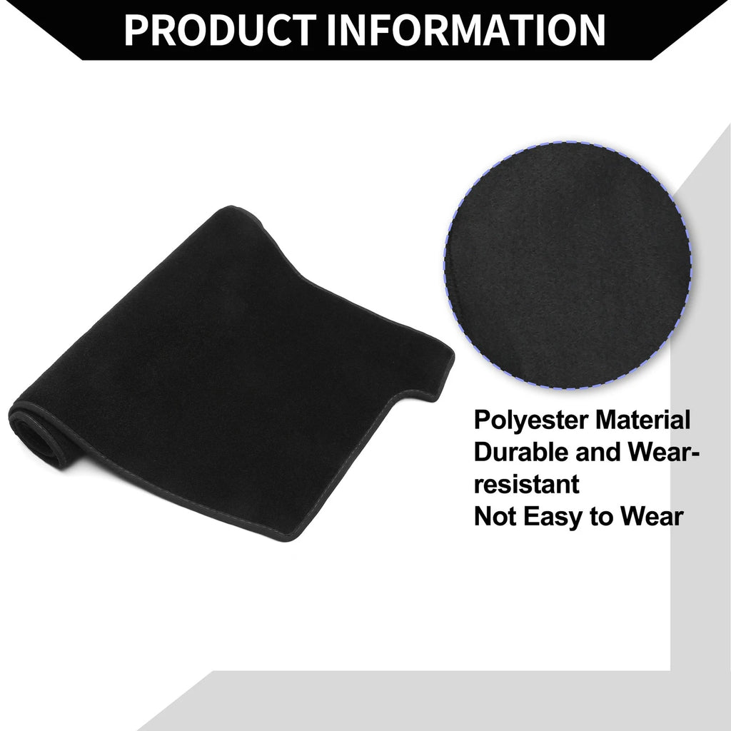 Dashboard Cover Mat for Mazda CX-5 (2016–2024) - Black Protector Pad