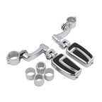 Highway Engine Guard Footpeg Mount Set of 4 for Harley Touring (22mm 25mm 32mm 35mm 1-1/4")