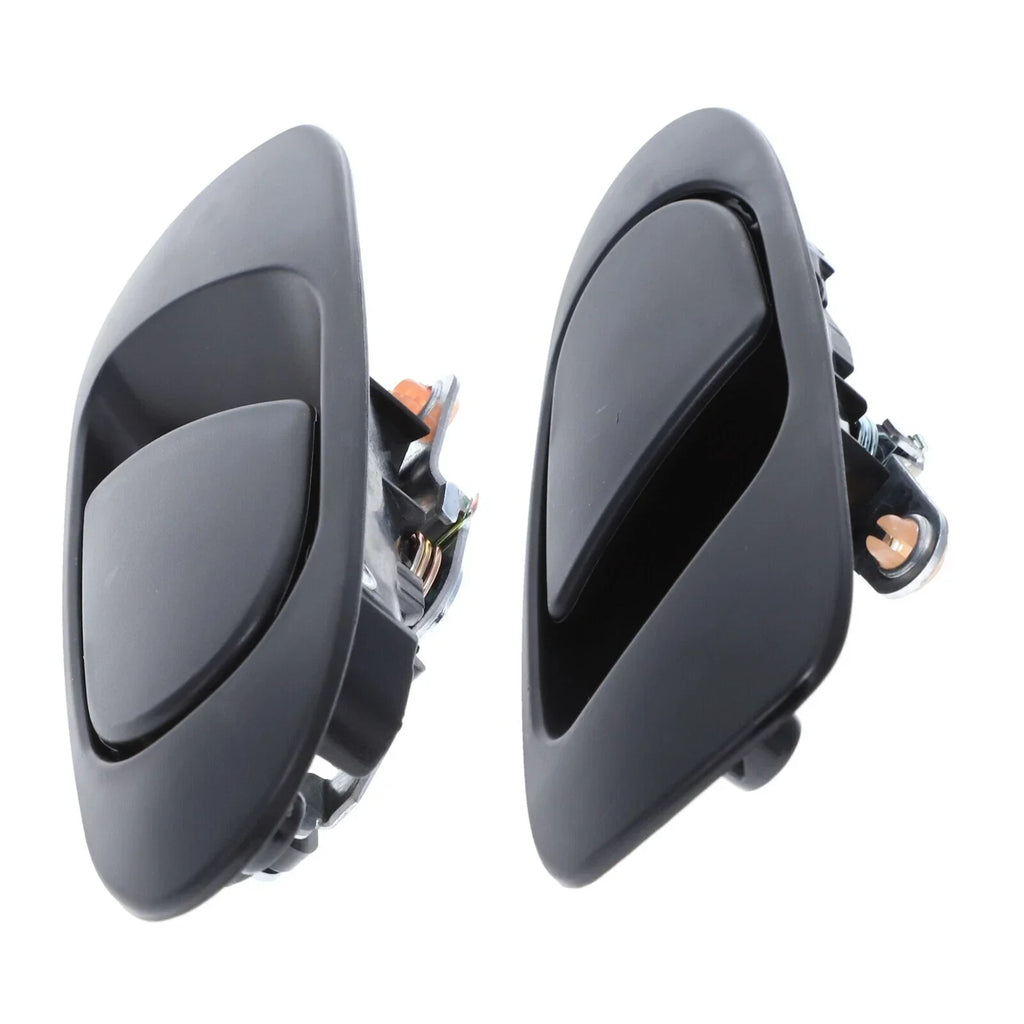 4 x Front & Rear LH + RH Door Handle Outer Black for Honda Civic (1991–1995)