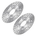 2X Front Brake Disc Rotors for Yamaha Wolverine 350, Kodiak 400, Grizzly 400