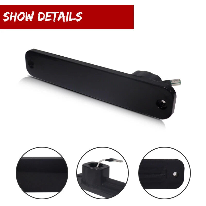 2X Smoked Amber LED Front Side Marker Lights for Ford Bronco (1980–1996)