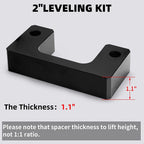 Set of 4 Leveling Lift Blocks for Chevy Silverado Sierra 1500 (2007–2023)