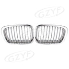 Upper Bumper Mesh Grille for BMW E46 320i 323i 325i 328i (1998–2001) Chrome