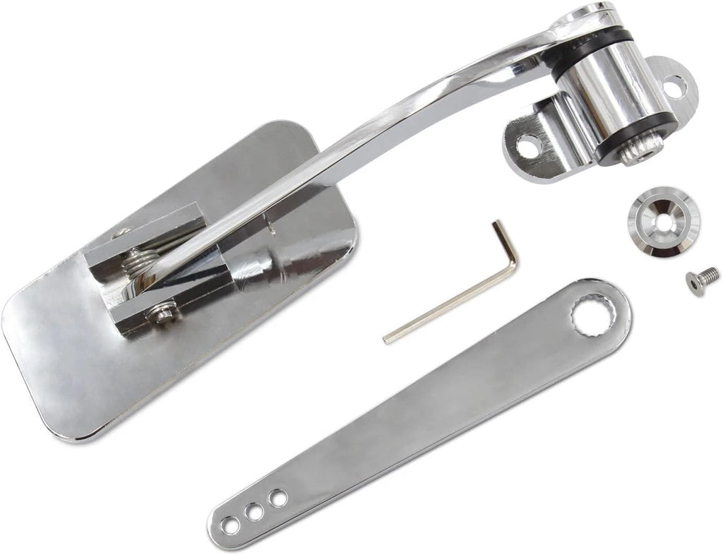 Aluminum Gas Pedal for Universal Hot Rod (Polished)