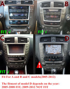 10.33" Carplay Stereo Radio GPS Navigation for Lexus IS (2005-2012)