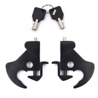 Detachable Locking Latch Kit for Harley Touring Sissy Bar (1984–2020)