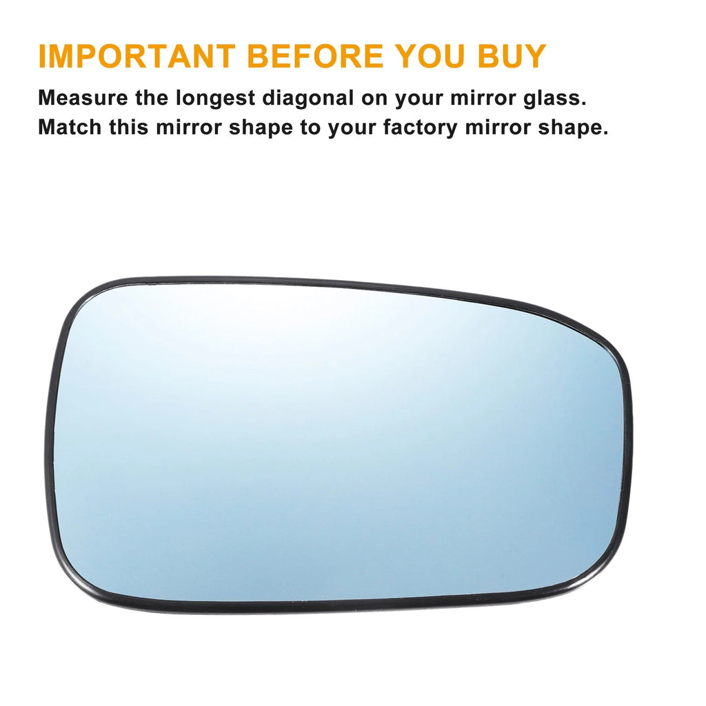 Pair Blue Heated Mirror Glass for Honda Accord (2003–2007)