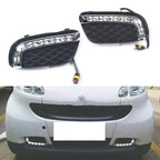 White DRL LED Daytime Running Lights for Mercedes Smart Fortwo (08-11)