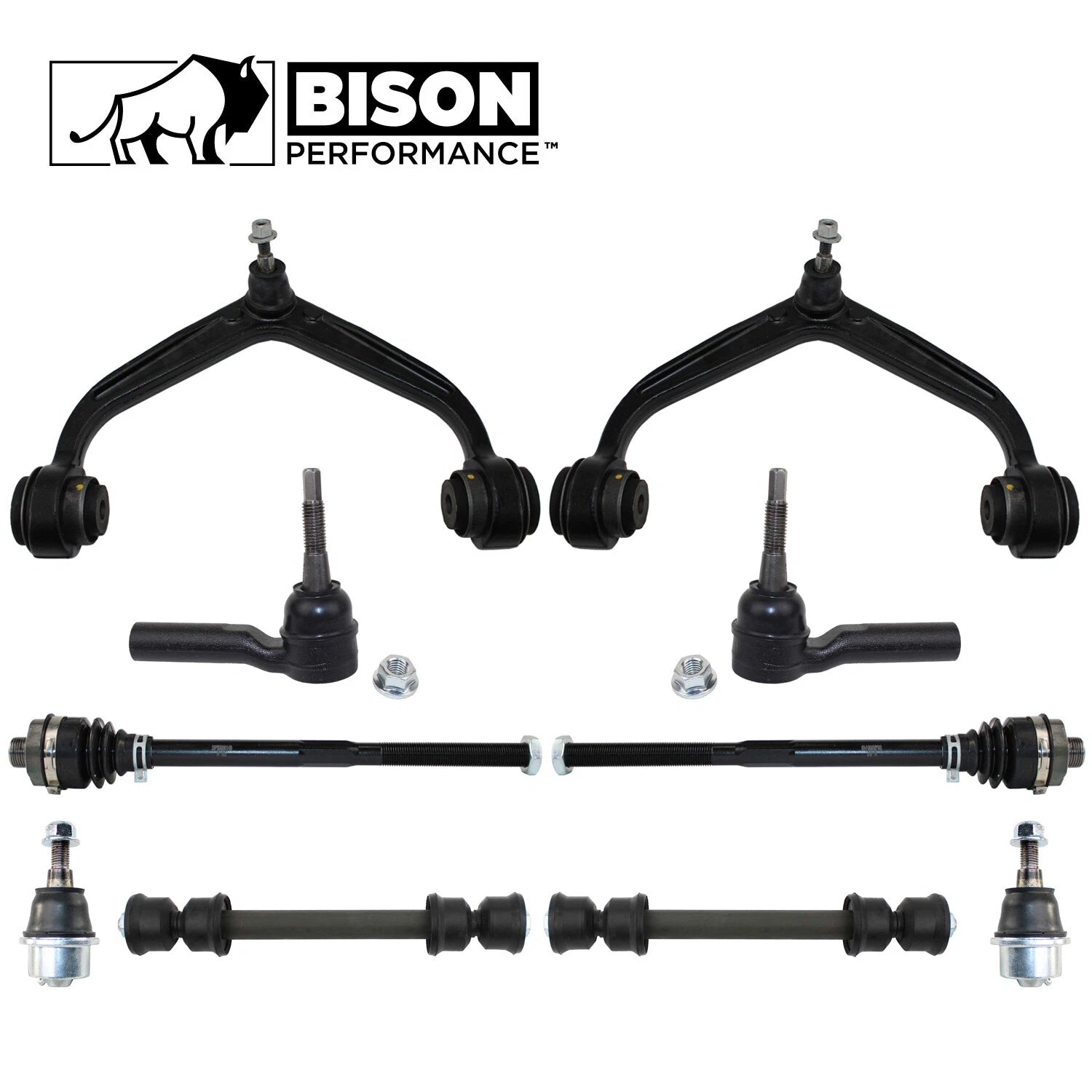 10pc Front Suspension and Steering Kit for Chevrolet GMC