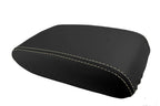 Leather Console Lid Armrest Cover for Toyota Camry (1997–2001) Beige Stitch