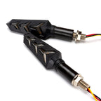 Amber LED Turn Signal Blinker Lights for Motorcycle