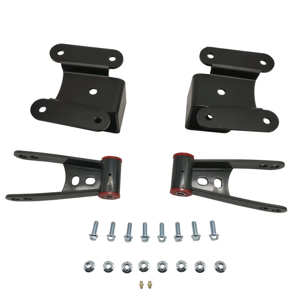2"–4" Drop Shackles & Leaf Springs for Dodge Ram 2500 3500 (1994–2002)