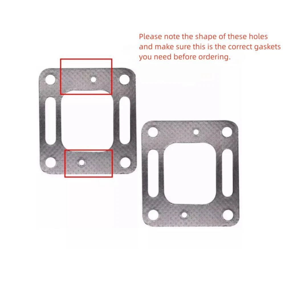 4X Exhaust Gasket Kit for Mercruiser V6 V8 (Compatible with 99208A1)