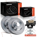 Rear Disc Brake Rotors & Ceramic Pads for BMW 340i xDrive (2016–2018)