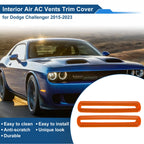 Set of 2 Air Condition Outlet Vent Trim Cover Frame for Dodge Challenger (2015–2023)