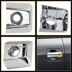 Left Driver Door Handle Key Bezel Cover for Nissan Titan (2004â2019)