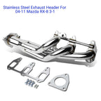 Stainless Steel Exhaust Headers for Mazda RX-8 (2004–2011) 13B 1.3L 1308CC R2