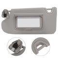 Left Driver Side Sun Visor for Nissan Altima (2013–2018) with Lamp Gray