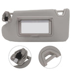 Left Driver Side Sun Visor for Nissan Altima (2013–2018) with Lamp Gray