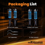 Coilovers for Infiniti Q50 (2014-2023) 24 Way Damper Strut