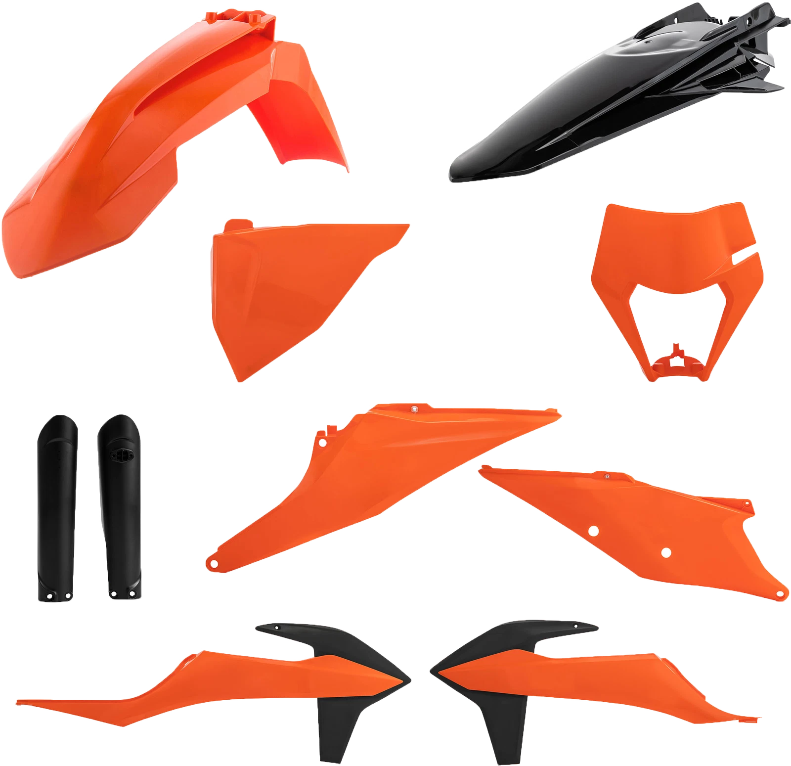 Acerbis Full Plastic Kit for KTM 500 EXC-F & 350 XCF-W (2020–2021)