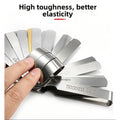 Feeler Gauge Set of 2 Stainless Steel 0.04-0.88mm for Mechanical Use
