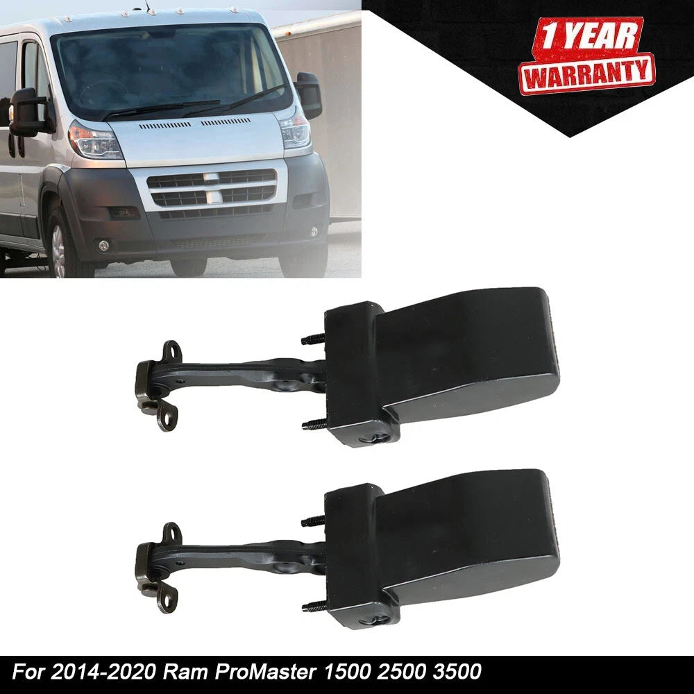 2X Front Door Check for Ram ProMaster 1500 2500 3500 (2014–2020)